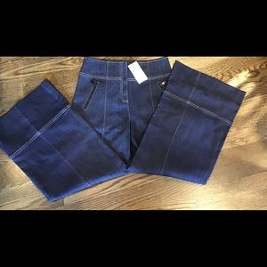Cinq A Sept Dark Blue Denim Cullots/jeans size 4/6